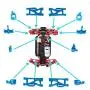 Essenc for WLtoys 1:14 144001 RC Car Upgrade Parts Metal Steering Swing Arm Base C Rear Hub Seat Servo Pull Rod,Red Essenc for WLtoys 1:14 144001 RC Car Upgrade Parts Metal Steering Swing Arm Base C Rear Hub Seat Servo Pull Rod,Red