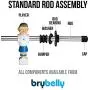 Brybelly Universal Rod Bearings for Standard Foosball Tables (Pack of 16)