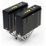 Noctua NA-HC3 chromax.Black.swap, Heatsink Cover for NH-D15, NH-D15S & NH-D15 SE-AM4 (Black)
