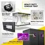 iPower 60''x120''x78'' 5’ x 10’ Mylar Hydroponic Water-Resistant Grow Tent with Observation Window and Removable Floor Tray, Tool Bag for Indoor Plant Seedling, Propagation, Blossom, etc iPower 60''x120''x78'' 5’ x 10’ Mylar Hydroponic Water-Resistant Grow Tent with Observation Window and Removable Floor Tray, Tool Bag for Indoor Plant Seedling, Propagation, Blossom, etc