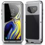 Galaxy Note 9 Case,Lilycase Armor Heavy Duty Hybrid Aluminum Metal Shockproof Military Shockproof Hard Cover for Samsung Galaxy Galaxy Note 9 Newest - Silver