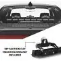 SpeedTech Lights Striker TIR 8 Head LED Traffic Advisor Windshield Mount Strobe Light Bar for Emergency Vehicles/Hazard Warning Directional Flashing w/Cig Plug/Control Box - Blue/Green