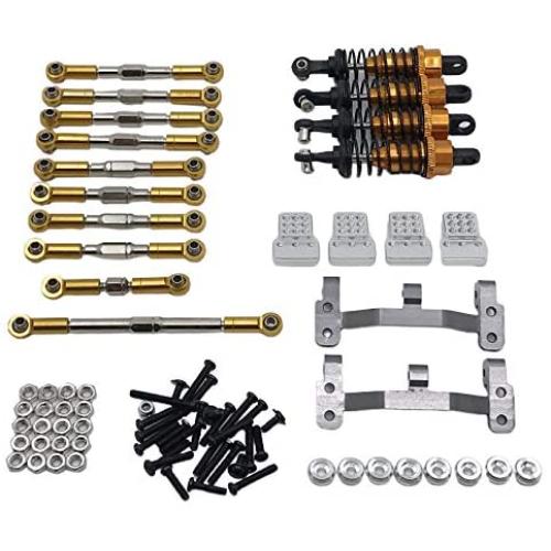 lahomia 1/16 RC Spare Metal Kit Gasket for WPL C24 JJRC Military Truck Crawler Car Trucks DIY Accessory - Golden