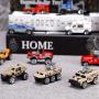 Liberty Imports 16 PCS Mini Diecast Metal Assortment Pocket Vehicles Toy Car Gift Pack Play Set for Kids