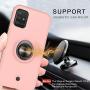 Case for Galaxy A51 (Not Fit A51 5G Version),360 Metal Rotating Ring Kickstand [Work with Magnetic Car Mount] , Hybrid Slim Fit Hard Back Shockproof Protective Compatible with Galaxy M40S Cover -Pink