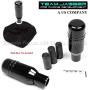 EpandaHouse Made for Thread Size M12 M8 M10 USA Black Spring Operated Metal Automatic Shift Knob W/Button