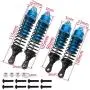 Hobbypark Shock Absorber Assembled Front & Rear Shocks Replace 5862 for 1/10 Traxxas Slash 4x4 4WD Upgrade Parts (4-Pack) (Blue) Hobbypark Shock Absorber Assembled Front & Rear Shocks Replace 5862 for 1/10 Traxxas Slash 4x4 4WD Upgrade Parts (4-Pack) (Blue)