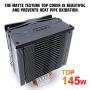 Pccooler X4S CPU Cooler Silent CPU PWM 120mm RGB Fan 4 Continuous Direct Contact Heatpipes for TNTEL/AMD CPU(AM4 Compatible)