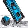 E-Began Case for Samsung Galaxy A11 with Tempered Glass Screen Protector (Full Coverage), Aluminum Magnetic Metal Built-in Ring Holder, Full-Body Protective Shockproof Military Case -Blue E-Began Case for Samsung Galaxy A11 with Tempered Glass Screen Protector (Full Coverage), Aluminum Magnetic Metal Built-in Ring Holder, Full-Body Protective Shockproof Military Case -Blue