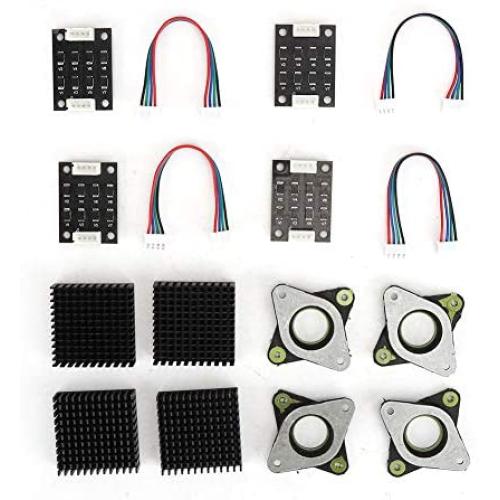 3D Printer Parts, Metal PCB 40 x 40 x 11mm Heatsink, for The Old/Damaged One Replace