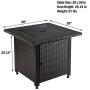 Endless Summer 30'' Outdoor Propane Gas Rock Top Fire Pit (Lava Rocks)