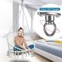 SELEWARE Stainless Steel 304 Heavy Duty Bearing Swing Hanger, 360° Rotate Swing Swivel Hook with Screws for Wooden and Expansion Bolts for Concrete, Indoor Outdoor Hammock Porch Chair Tire Swing Set