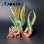 AMOLEN PLA 3D Printer Filament, Silk PLA Filament Multicolor 1.75mm, 20% Real Metal Silk Rainbow 3D Printing Filament 1 kg