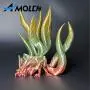 AMOLEN PLA 3D Printer Filament, Silk PLA Filament Multicolor 1.75mm, 20% Real Metal Silk Rainbow 3D Printing Filament 1 kg