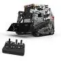 Yamix RC Truck Building Kits 2.4G 10 Channel Remote Control Truck, 1153 Pieces Metal RC Front Loader Bulldozer Construction Vehicle DIY Assembly RC Forklift Building Blocks - SW(RC)-008 Yamix RC Truck Building Kits 2.4G 10 Channel Remote Control Truck, 1153 Pieces Metal RC Front Loader Bulldozer Construction Vehicle DIY Assembly RC Forklift Building Blocks - SW(RC)-008