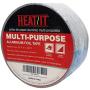 HEATIT Aluminum Foil Tape Professional Grade 2 inch x 30 feet (10yard Length) Thick 5.3mil (2.4mil foil and 2.9mil Backing Paper) for HVAC, Ducts, Pipes, Metal Repair, Heating Cable Application etc