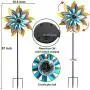MAGGIFT 57 Inch Solar Wind Spinner with Metal Garden Stake, Multi Color Changing LED Solar Powered Glass Ball, Outdoor Wind Catcher Yard Patio Christmas Holiday Decoration MAGGIFT 57 Inch Solar Wind Spinner with Metal Garden Stake, Multi Color Changing LED Solar Powered Glass Ball, Outdoor Wind Catcher Yard Patio Christmas Holiday Decoration