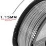 HATCHBOX ABS 3D Printer Filament, Dimensional Accuracy +/- 0.03 mm, 1 kg Spool, 1.75 mm, White, Model Number: 3D ABS-1KG1.75-WHT