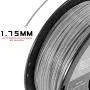HATCHBOX ABS 3D Printer Filament, Dimensional Accuracy +/- 0.03 mm, 1 kg Spool, 1.75 mm, Red