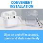 DANGOBUDS Bluetooth Earbuds Case - Made for Wireless Headphones | 2 Part TPU Headphone Case | Headset Case | Best Wireless Earbud Case (Clear)