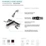 Laguna Brass 3310CP/4010CP Mobile Home Two Handle Non-Metallic 8'' Tub Shower Diverter with Shower Head/Arm/Flange Chrome Finish