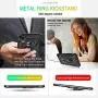 iPhone XR Case with HD Screen Protector, Gritup 360 Degree Rotating Metal Ring Holder Kickstand Armor Anti-Scratch Bracket Cover Case for Apple iPhone XR 6.1 inch Black