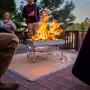 Pop-Up Fire Pit | Portable and Lightweight | Fullsize 24 Inch | Weight 8 lbs. | Never Rust Fire Pit | Included Heat Shield for Leave No Trace Fires (Pop-Up Fire Pit + Heat Shield)