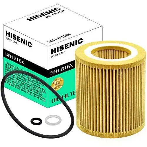 Oil Filter Fits BMW X6 X5 128i 135i 325i 335i X1 X3 X4 Z4 Metal Free Replace Mann Filter HU 816X | Part No. 11427541827 11427953129 Oil Filter Fits BMW X6 X5 128i 135i 325i 335i X1 X3 X4 Z4 Metal Free Replace Mann Filter HU 816X | Part No. 11427541827 11427953129