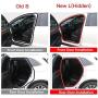 JUST N1 L Shape Seal Strip Car Door Hood Trunk Trim Edge Moulding Rubber Weatherstrip(5M，red&Black)