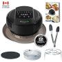 Air Fryer Lid for Instant Pot 6 Qt or 8 Qt Pressure Cooker - Crunch Lid - for Air Fryer Cooking - Extra Accessories are included - Fits for Electric Pressure Cooker and Metal Pot, 1000W, 120V