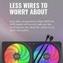 Cooler Master MasterFan SF240R ARGB 240mm All-in-One Square Frame Fan w/16 Independently-Controlled Addressable RGB LEDs, Cable Management, PWM Control Fan for Computer Case and CPU Liquid Cooler