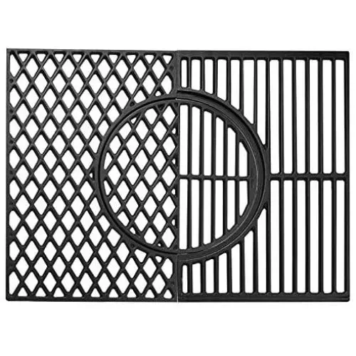 X Home 66095 Cast Iron Grill Grates for Weber Genesis II and Genesis II LX 300 Series, Genesis II E/S-310, Upgraded Sear Grates Replacement Parts with Gourmet BBQ System, 18.9'' x 13.3'', Set of 3 X Home 66095 Cast Iron Grill Grates for Weber Genesis II and Genesis II LX 300 Series, Genesis II E/S-310, Upgraded Sear Grates Replacement Parts with Gourmet BBQ System, 18.9'' x 13.3'', Set of 3