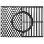 X Home 66095 Cast Iron Grill Grates for Weber Genesis II and Genesis II LX 300 Series, Genesis II E/S-310, Upgraded Sear Grates Replacement Parts with Gourmet BBQ System, 18.9'' x 13.3'', Set of 3