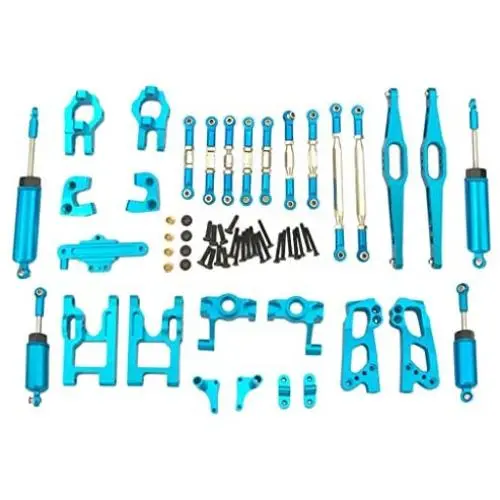 F Fityle for WLtoys 12428 Metal Upgrade Parts Kit Fit for Feiyue FY-01 02 03 1/12 Remote Control Car Fittings Accessories Replace The Broken - 12 Kinds