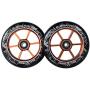 GRAVITI One Pair 110mm Pro Stunt Scooter Wheels ABEC-9 Bearings CNC Metal Core (2pcs)