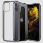 MILPROX iPhone 11 Pro Max Case, Clear Transparent Shockproof Shell [Free Screen Protector] with Electroplated Edge Cover Cases for iPhone 11 Pro Max 6.5 Inch (2019)-Black