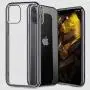 MILPROX iPhone 11 Pro Max Case, Clear Transparent Shockproof Shell [Free Screen Protector] with Electroplated Edge Cover Cases for iPhone 11 Pro Max 6.5 Inch (2019)-Black