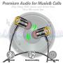 Earphones,in-Ear Earbuds Stereo Headphones High Definition,Wired Earphones with Microphone Mic Stereo and Volume Control Waterproof Metal Wired Earphone for Android,Samsung,Mp3 Players,Tablet Laptop