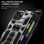 Saputu Compatible with iPhone 12 Pro Max Case, | Military Grade | Invisible Built-in Kickstand and Metal Plate, Anti-Scratch Shockproof Bumper Drop Tested Protective Cover (Gray)
