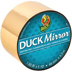 Duck Mirror Crafting Tape, 1.88 Inches x 5 Yards, Gold