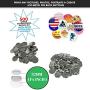 Metal PIN Back Button Parts {500 pcs} - Additional Extra Button Maker Badge Making Machine Pieces - 32MM (1¼ INCH) | 500 Metal Badge Button Shell & pin Back