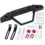 Hobbypark Metal Front Bumper with D-Ring Tow Shackles for Axial SCX10 1/10 Scale RC Rock Crawler Hop-Ups Upgrade Parts