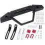 Hobbypark Metal Front Bumper with D-Ring Tow Shackles for Axial SCX10 1/10 Scale RC Rock Crawler Hop-Ups Upgrade Parts