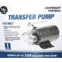 Portable Mini Electric Water Transfer Utility Sump Pump 330 GPH 115-Volt with Metal Connectors that are Standard & 3/4'' Garden Hose. Great for removing water from aquariums, outdoor ponds, seepage