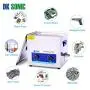 DK SONIC Ultrasonic Cleaner-Commercial Ultrasonic Cleaner with Heater and Basket for Metal Parts,Carburetor,Fuel Injector,Brass,Auto Parts,Engine Parts,Motor Repair Tools,etc (15L, H)
