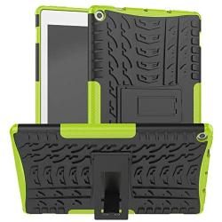 Boskin for K i n d l e F i r e hd 10 case 2019 2017 Release,Kickstand Heavy Duty Cover (Green)