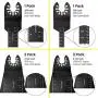 HOTBEST 68 Pcs Universal Wood/Metal Oscillating Multi Tool Saw Blades Accessories Contain Multitool Blades & Sanding Pad/Sheet for Multimaster Porter Cable Black&Decker Bosch Craftsman etc HOTBEST 68 Pcs Universal Wood/Metal Oscillating Multi Tool Saw Blades Accessories Contain Multitool Blades & Sanding Pad/Sheet for Multimaster Porter Cable Black&Decker Bosch Craftsman etc