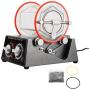 BestEquip Jewelry Polisher Tumbler 3kg 6.6 Lbs Capacity Jewelry Polisher Machine with Glass Barrel Mini Polisher Tumbler for Jewelry (6.6Lbs Capacity)