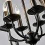 Saint Mossi Black Farmhouse Chandelier with 6 Lights,Lantern Metal Pendant Lighting for Dining Room,Living Room,Kitchen,Foyer,W23''x H26'' with Adjustable Chain