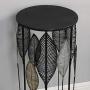 FirsTime & Co. Loraina Leaves Outdoor Plant Stand 2-Piece Set, American Crafted, Black, 12.5 x 12.5 x 27.5 , FirsTime & Co. Loraina Leaves Outdoor Plant Stand 2-Piece Set, American Crafted, Black, 12.5 x 12.5 x 27.5 ,